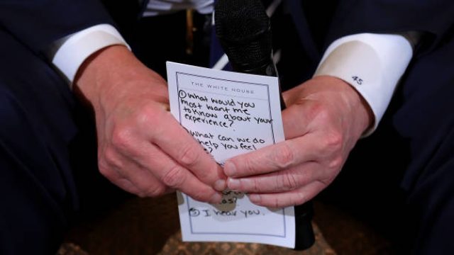 Donald Trump empathy notes