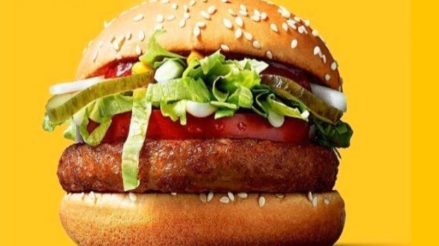 The McDonald's vegan burger is a hit.