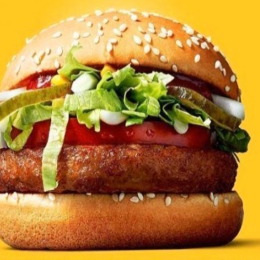 The McDonald's vegan burger is a hit.