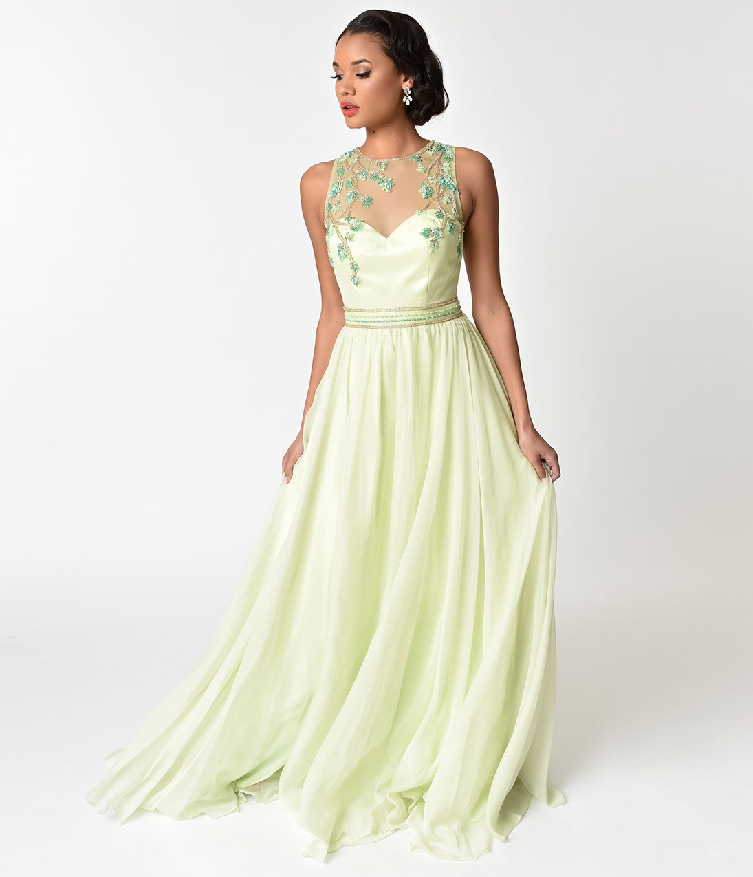 Princess tiana inspired prom dress best sale