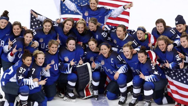 Team USA women's hockey won Olympic gold