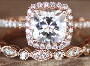Moissanite engagement rings are more popular this year