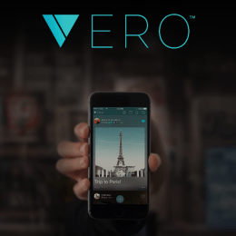 Image of Vero sign in page