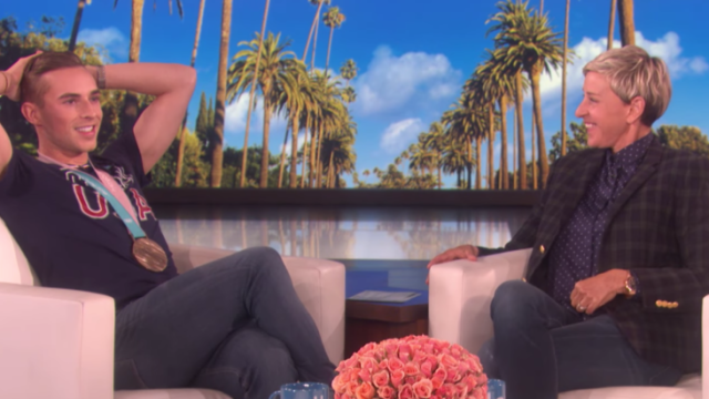 Adam Rippon Ellen DeGeneres