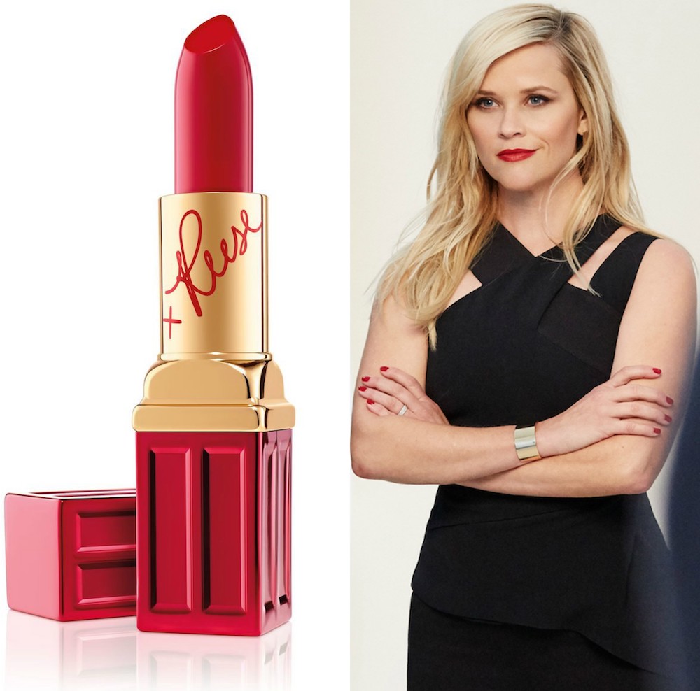 Tap undersøgelse Tegn et billede Reese Witherspoon and Elizabeth Arden March On Campaign; Red Door Red  LipstickHelloGiggles