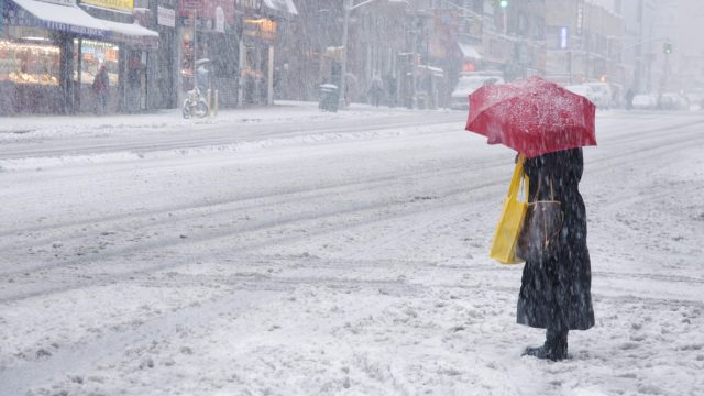 Picture of Bomb Cyclone New York City