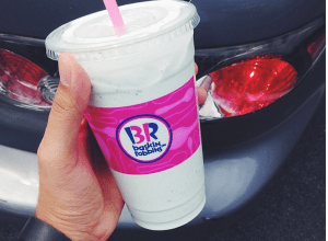 Baskin Robbins milkshake