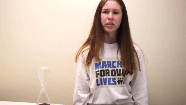 Parkland student Sarah Chadwick parodies NRA ad.