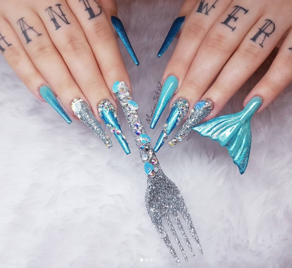 The Coolest Mermaid Nails 2021 to Express Your Personality