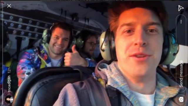 helicopter crash Instagram video