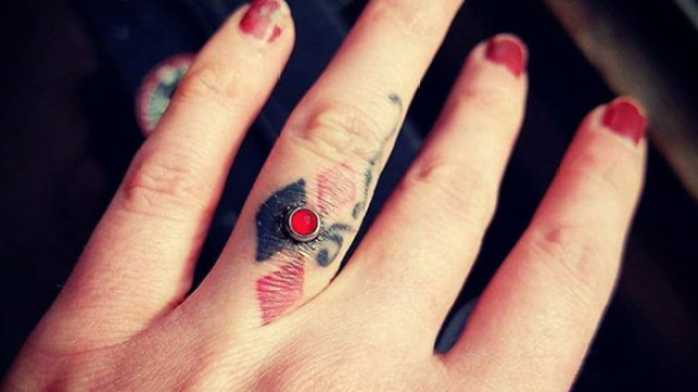 Image of engagement ring piercing
