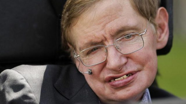 Stephen Hawking party for time travelers