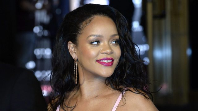 Photo of Rihanna at the Fenty Beauty by Rihanna Presentation