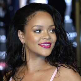 Photo of Rihanna at the Fenty Beauty by Rihanna Presentation