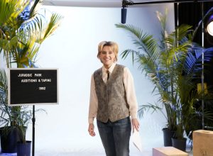 Photo of Kate McKinnon as Ellen DeGeneres During SNL Jurassic Park Auditions