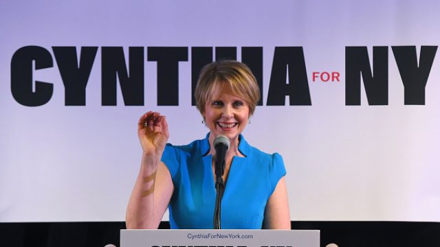 Christine Quinn called Cynthia Nixon an "unqualified lesbian."