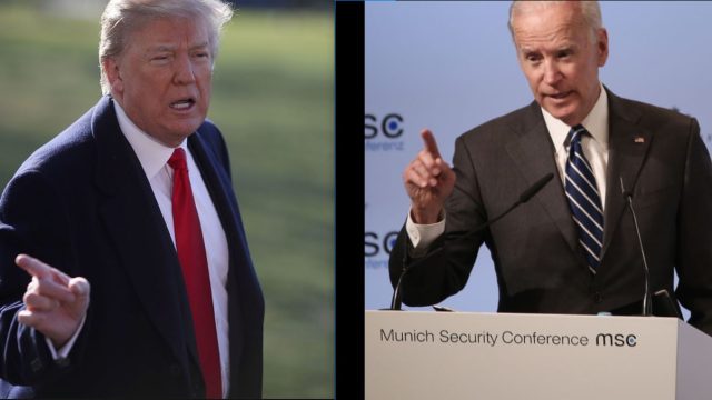 Donald Trump and Joe Biden are feuding on Twitter