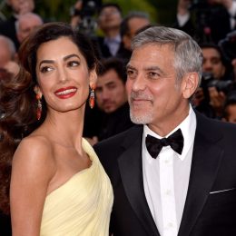 Photo of March For Our Lives Attendees George and Amal Clooney