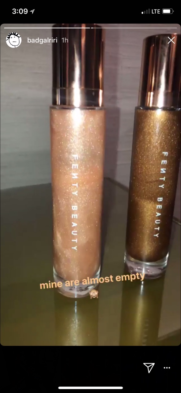 Rihanna Just Teased Fenty Beauty Products on Instagram