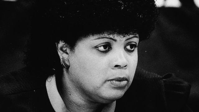 Linda Brown at 1984 press conference