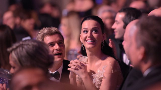 NEW YORK, NY - NOVEMBER 29: Orlando Bloom and Katy Perry attend the 12th annual UNICEF Snowflake Ball at Cipriani Wall Street on November 29, 2016 in New York City.