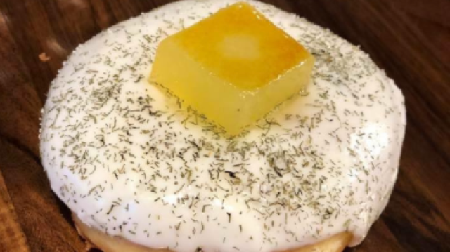 Image of the Hurts Donut pickle donut
