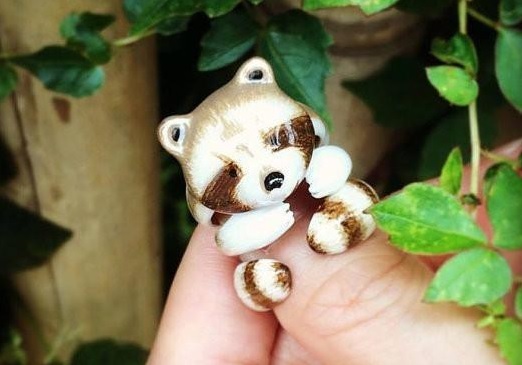 Mary Lou Grey Sloth Ring