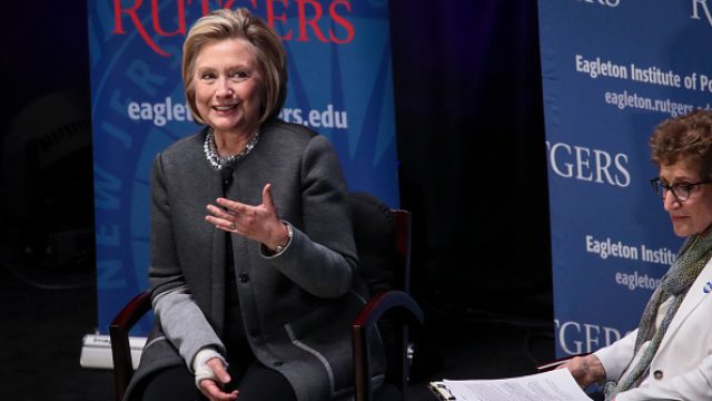 Hillary Clinton at Rutgers