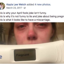 Image of Kayla Welch's Facebook post