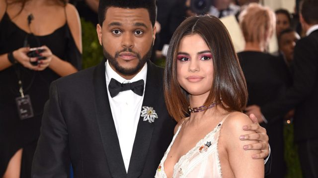 the weeknd selena gomez met gala