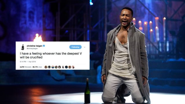 JESUS CHRIST SUPERSTAR LIVE IN CONCERT -- Pictured: John Legend as Jesus