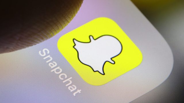 Image of the Snapchat app