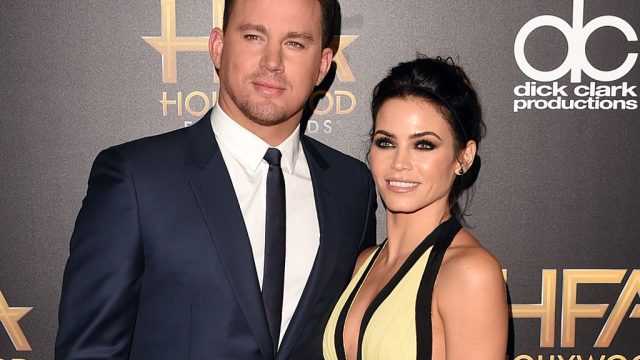 Channing Tatum (L) and Jenna Dewan Tatum attend the 19th Annual Hollywood Film Awards at The Beverly Hilton Hotel on November 1, 2015 in Beverly Hills, California.