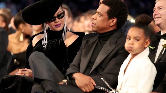 Jay-Z and Beyonce with Blue Ivy