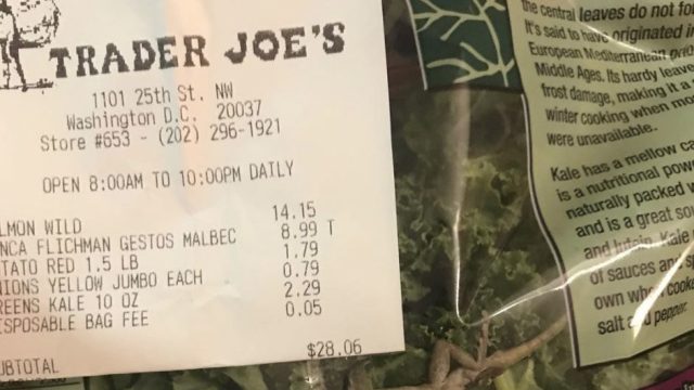 Trader Joe's Kale dead lizard