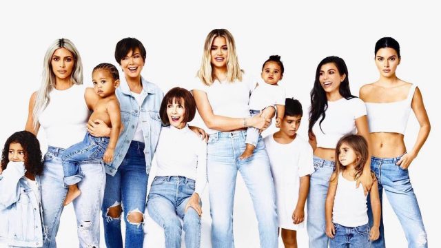 kris jenner khloe kardashian christmas card