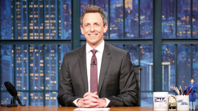What is the name of Seth Meyers' baby?
