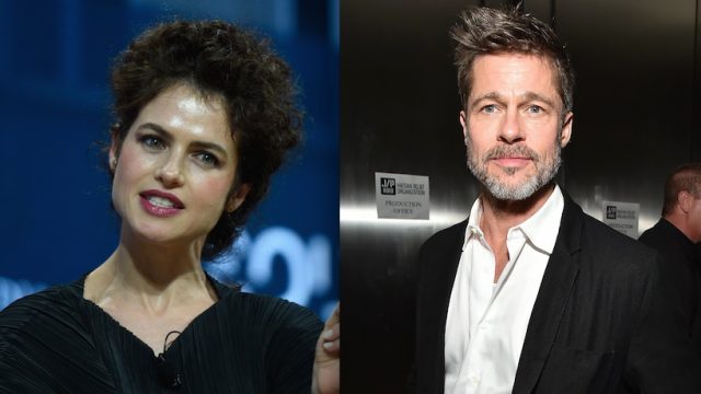 Neri Oxman and Brad Pitt