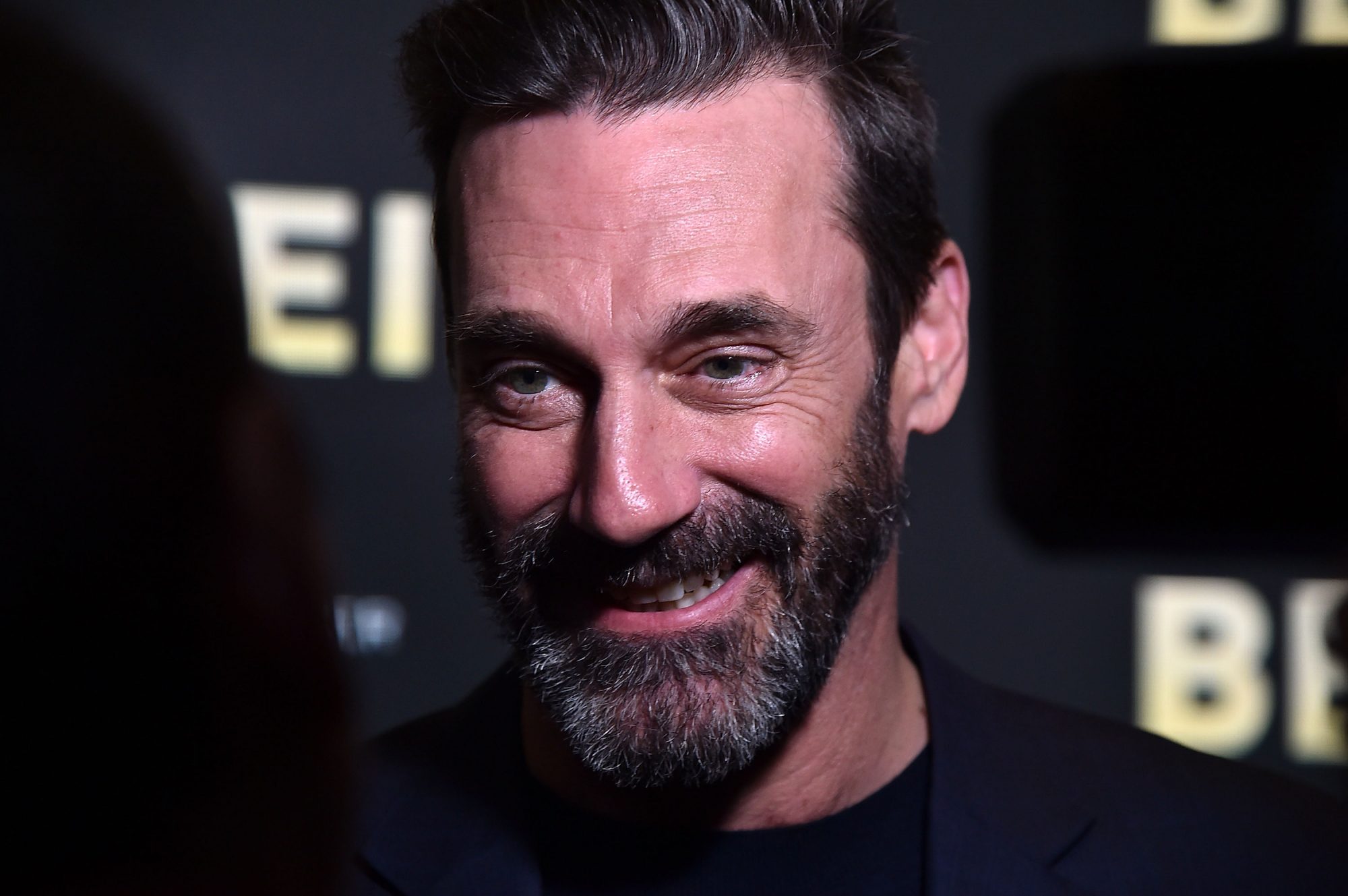 Jon Hamm Debuted a Beautiful Beard At a 