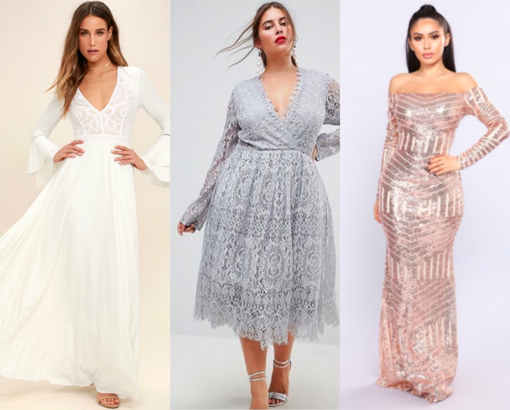 Long sleeve prom dresses macy's on sale