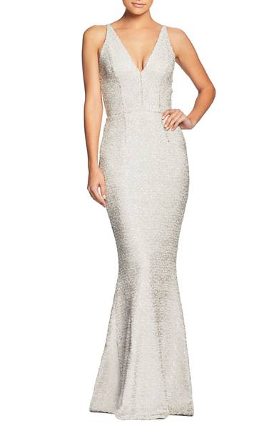 Dress the population shop harper mermaid gown