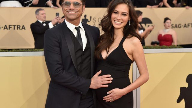 John Stamos and Caitlin McHugh