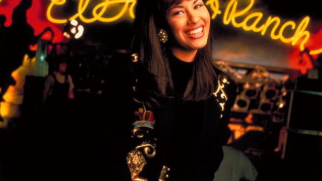 Selena Quintanilla in a night club