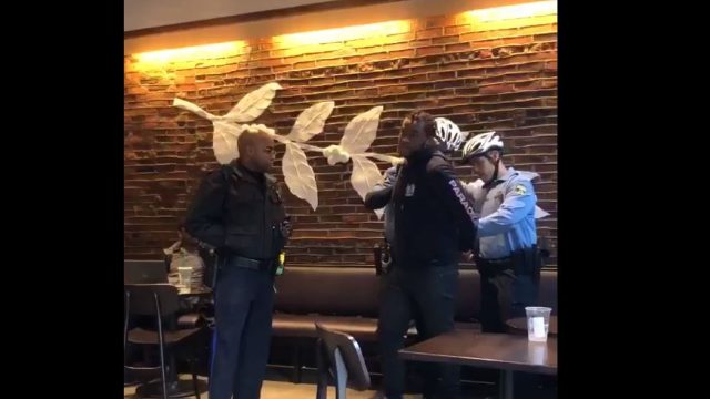 Donte Robinson and Rashon Nelson arrested at Starbucks.
