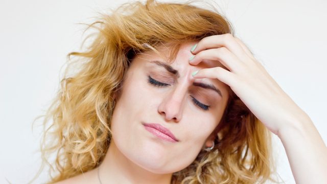 stressed woman