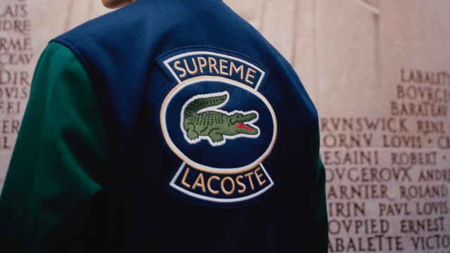 supreme x lacoste spring collection