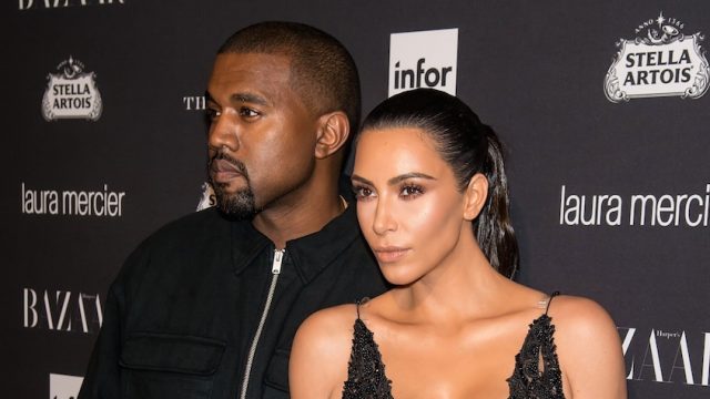 Kim and Kanye makeout