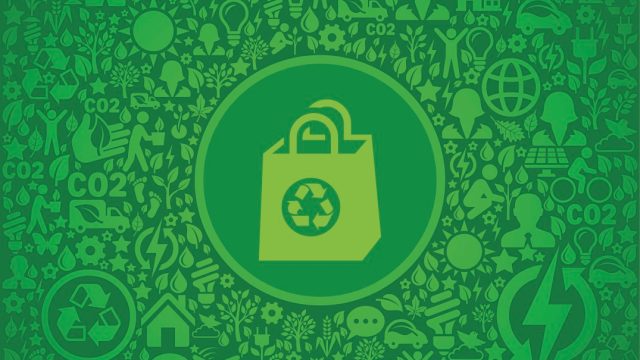 Image of Earth Day reusable shopping bag