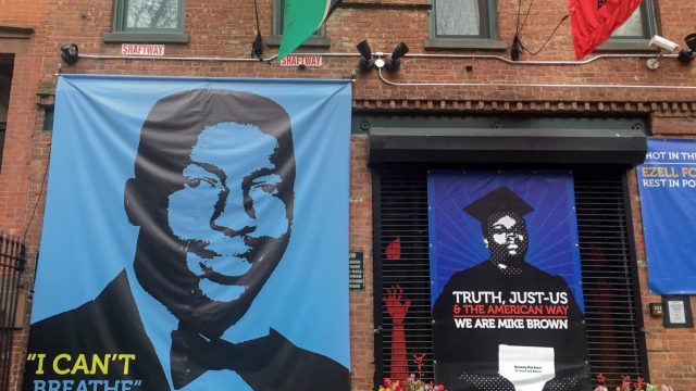 Photo of Eric Garner Memorial in Brooklyn, New York City