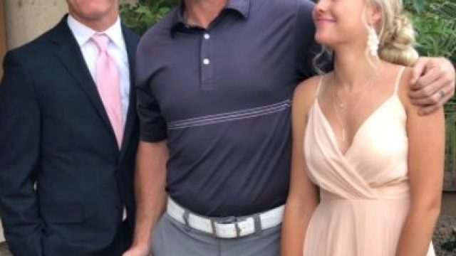 Photo of Jay Feely With Daughter and Her Prom Date